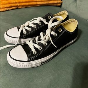 Leather Converse Never Worn